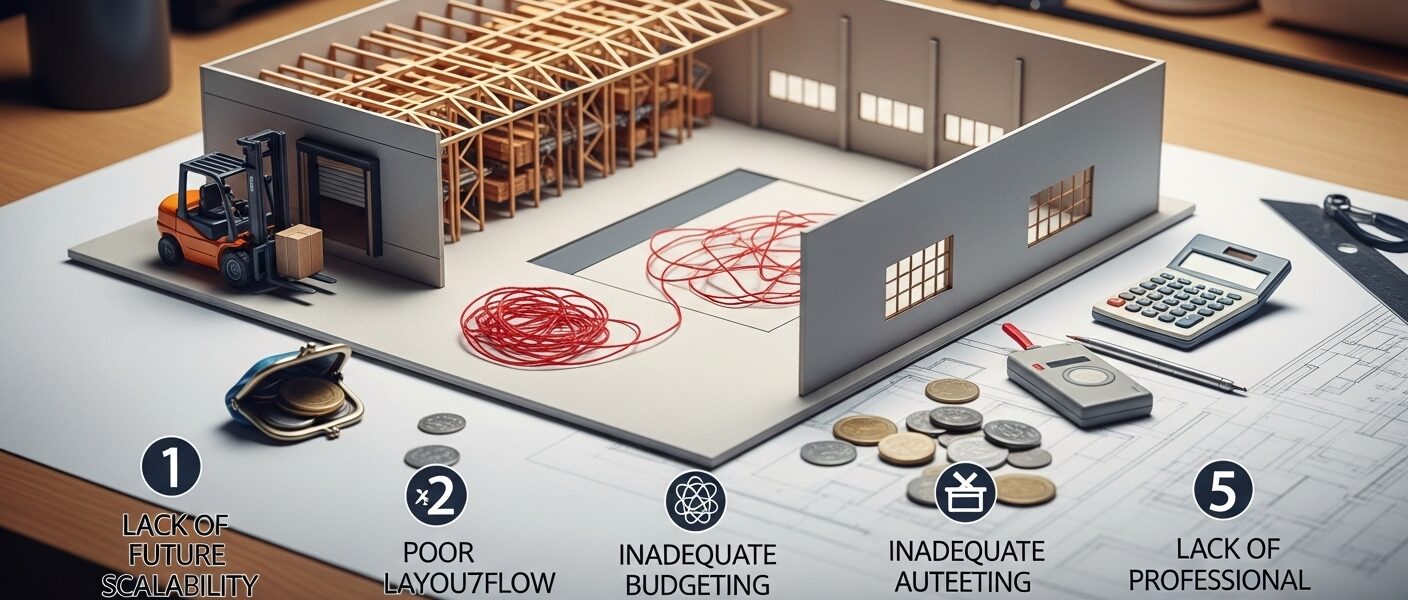 najczęstsze błędy przy planowaniu hali magazynowej