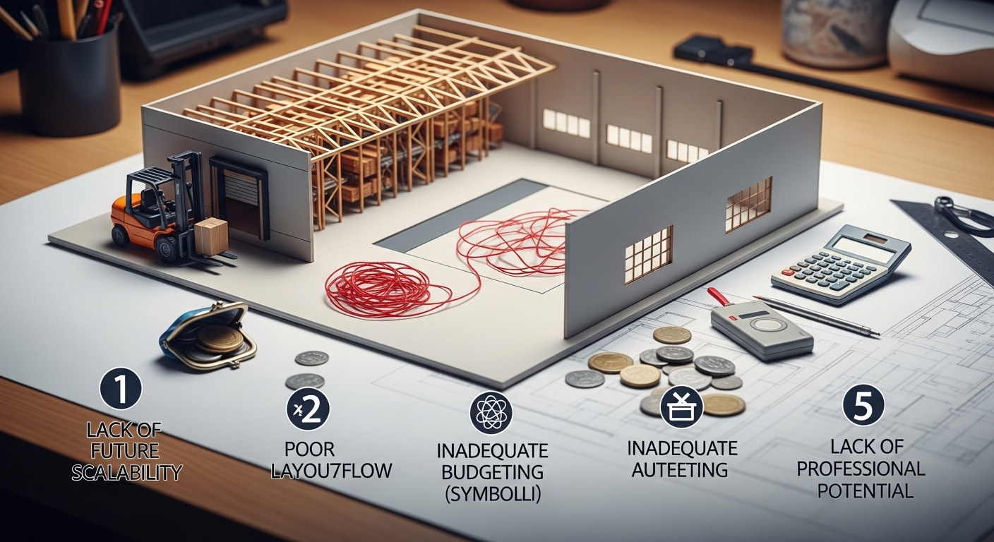 najczęstsze błędy przy planowaniu hali magazynowej