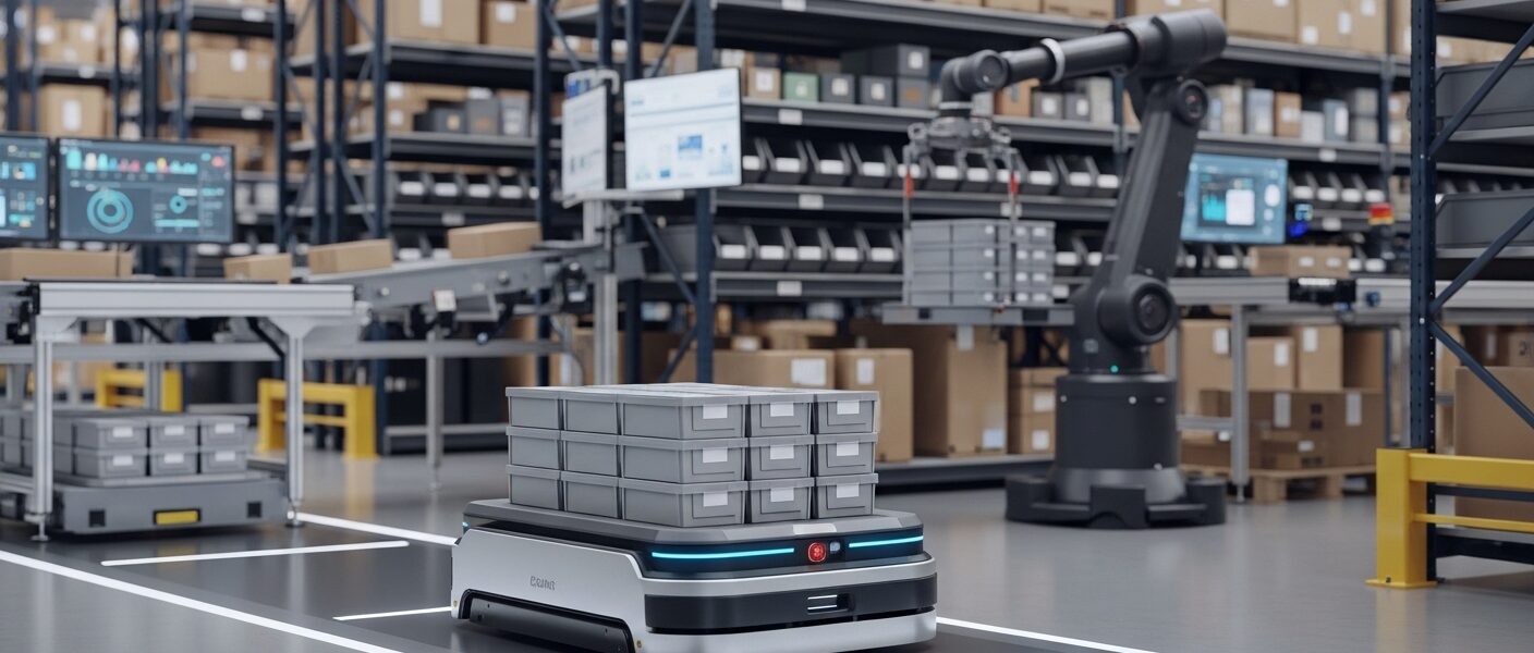 nowoczesne technologie w halach logistycznych