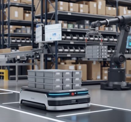 nowoczesne technologie w halach logistycznych