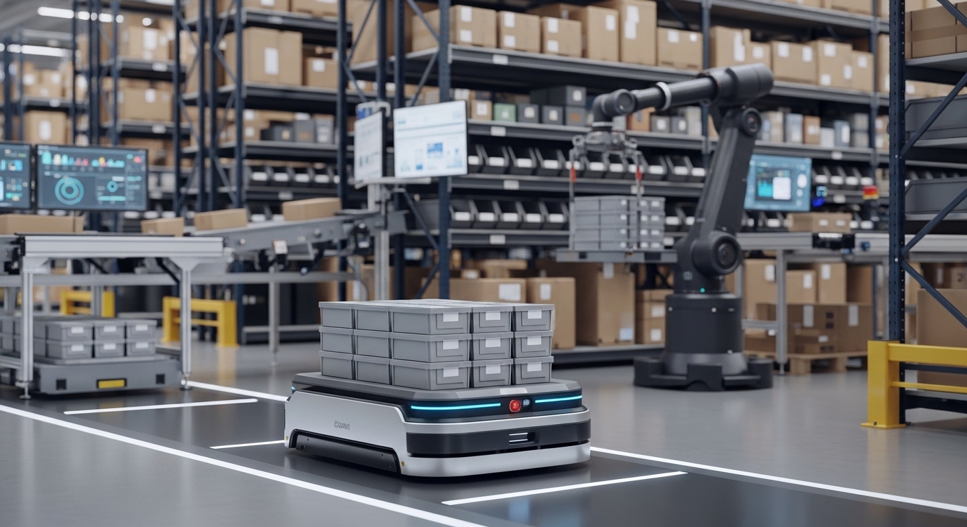 nowoczesne technologie w halach logistycznych