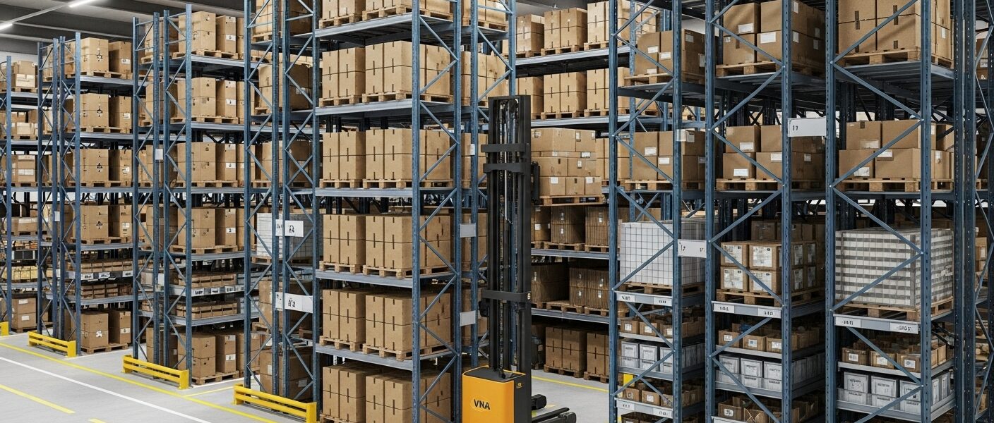 optymalizacja przestrzeni magazynowej w hali logistycznej